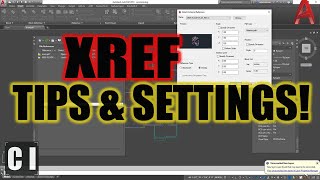 AutoCAD XREF Tips amp Settings Overlay vs Attach  More  External References  2 Minute Tuesday [upl. by Losse460]