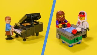 10 EASY and SIMPLE LEGO IDEAS [upl. by Jobi]