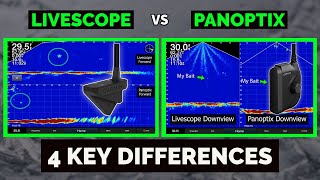 KEY DIFFERENCES Garmin Livescope vs Panoptix SIDE BY SIDE Comparison [upl. by Tilford]