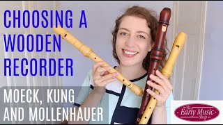 Choosing a wooden recorder Moeck Mollenhauer and Küng review  Team Recorder [upl. by Merell893]