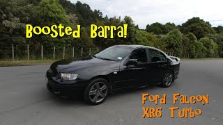 Boosted Barra 2004 Ford Falcon XR6 Turbo  Real Road Test NZ [upl. by Lyrred]