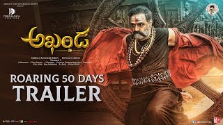 Akhanda Roaring 50 Days Trailer  Nandamuri Balakrishna  Boyapati Srinu  Pragya Jaiswal  Thaman S [upl. by Carny863]