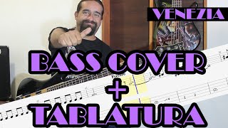 Venezia – Hombres G – Bass Cover  Tablatura [upl. by Ahsaeit846]