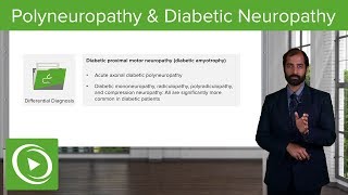 Polyneuropathy Multifocal Motor amp Diabetic Neuropathy – Neuropathology  Lecturio [upl. by Eirret]