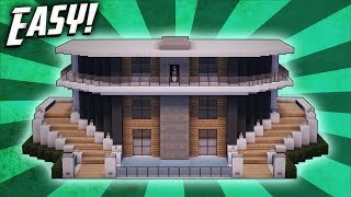 Minecraft How To Build A Modern Mansion House Tutorial 23 [upl. by Alisen]