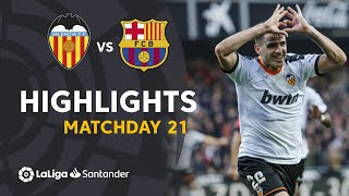 Highlights Valencia CF vs FC Barcelona 20 [upl. by Reniti396]