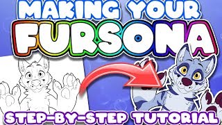 MAKE YOUR FURSONA 5 Steps  No art skill required ✅ The Bottle Ep65 [upl. by Adele]