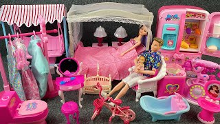 13 Minutes Satisfying with Unboxing Barbie Fancy House Play Set Collection Review Toys  ASMR [upl. by Consalve]