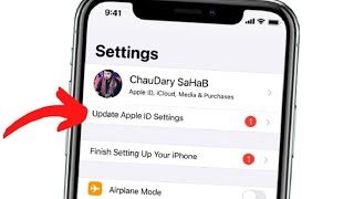 How To Update Apple iD Setting On iPhone  2021 [upl. by Graig]