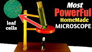 How To Make A Powerful DIY Microscope Thats Easy To Use [upl. by Antonin]