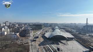 4F ŁÓDŹ BUDOWA TUNELU ŚREDNICOWEGO UL KILIŃSKIEGO 16 02 2024 DRON [upl. by Nelac]