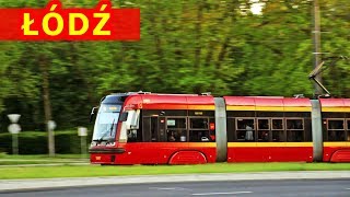 Tramwaje w Łodzi  Trams in Lodz [upl. by Fasta]