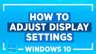 Windows 10 Tips and Tricks How to Adjust Display Settings in Windows 10 [upl. by Akenahc83]