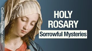 HOLY ROSARY  Sorrowful Mysteries Tuesday amp Friday Catholic [upl. by Ignatzia210]