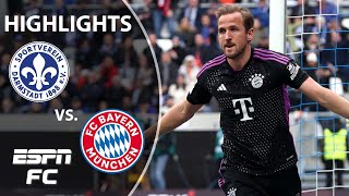 🚨 HISTORY FOR HARRY KANE 🚨 Darmstadt vs Bayern Munich  Bundesliga Highlights  ESPN FC [upl. by Alimat]