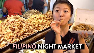 Eating at NEW PHILIPPINES NIGHT MARKET 😍 Pampanga Filipino Food Tour [upl. by Joanne]