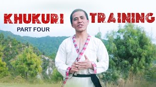 Gurkhas khukuri knife training technique  Mkiran rai Sheford Limbu [upl. by Nemrak]