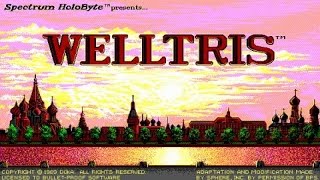 Welltris gameplay PC Game 1989 [upl. by Marala]