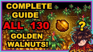 How To Get ALL 130 Golden Walnuts In Stardew Valley [upl. by Lyrem]