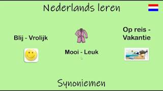 Nederlands leren Synoniemen Les 26 [upl. by Foley934]