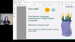 GCSE English Language students how to do the Spoken Language Endorsement [upl. by Lundell188]