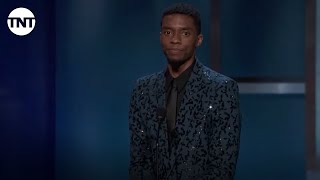 Chadwick Boseman Tribute to Denzel Washington  AFI 2019  TNT [upl. by Eliam]