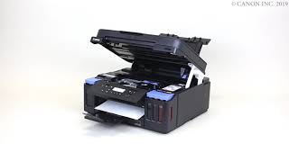 Removing jammed paper inside printer G6000 series [upl. by Ebaj672]