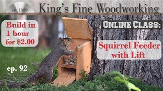 92  Squirrel Feeder 1 hour 200  project [upl. by Atinav]