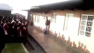 School learners singing Zion version at the assembly [upl. by Enitsuga621]