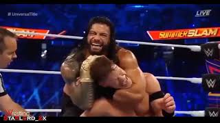 Roman Reigns vs John Cena universal champion full match [upl. by Ahsienauq]