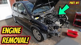 How To Remove a Corsa C Engine 12L Part 1 [upl. by Carothers794]