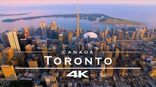 Toronto Canada 🇨🇦  by drone 4K [upl. by Cynera726]