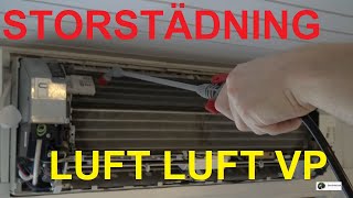 Rengöring av Luftvärmepump IVT AYXP12FRN [upl. by Netsirk381]