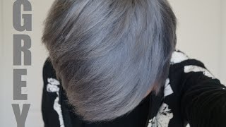 How to Dye Your Hair SilverGrey THE SAFE WAY [upl. by Chapnick]