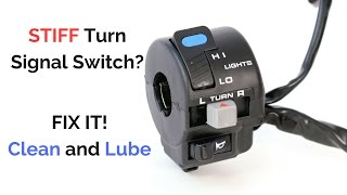 Motorcycle Turn Signal Switch Repair [upl. by Aicitel]