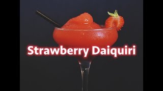 HOW TO MAKE A STRAWBERRY DAIQUIRI THE FROZEN ONE [upl. by Nahtnaoj]