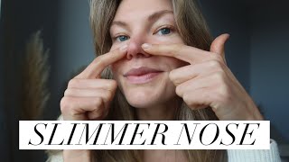 SLIMMER amp SHARPER NOSE Massage amp Exercises [upl. by Llerrom]