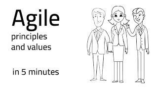 Agile principles and values in five minutes [upl. by Nauqat]