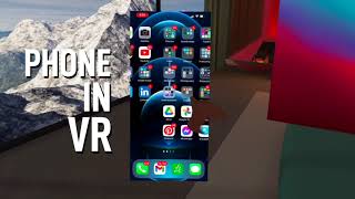 iPhone in VR via Immersed [upl. by Iinden]