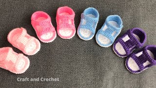 Easy crochet sandalscraft amp crochet sandals [upl. by Ariek]