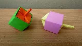 How to Make a Paper Dreidel  Easy Tutorials [upl. by Nnayllas]