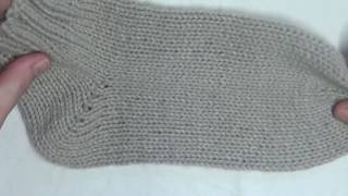 How to Knit Socks for Beginners Part 1of 3 [upl. by Zachary]