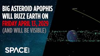 Asteroid Apophis to Buzz Earth on Friday the 13th  April 2029 [upl. by Anilorac]