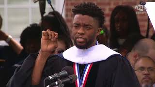 Chadwick Bosemans Howard University 2018 Commencement Speech [upl. by Kifar]