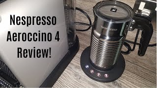 Nespresso Aeroccino 4 Milk Frother Review  Worth upgrading from the Aeroccino 3 [upl. by Adnoryt]