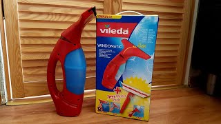 Vileda Windomatic unboxing and test  myjka odkurzacz do okien [upl. by Fair]