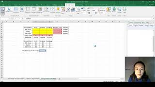 Operations ResearchThe Transportation Problem Excel Model Implementation [upl. by Oileve]