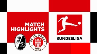 SC Freiburg vs FC St Pauli  Highlights  Bundesliga 202425 [upl. by Nunciata]