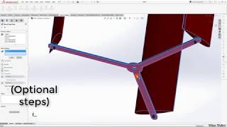 How to 3D model Darrieus wind turbine using SolidWorks [upl. by Eanrahc755]