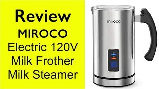 Review Miroco Milk Frother  How to make froth milk at home [upl. by Eillen783]